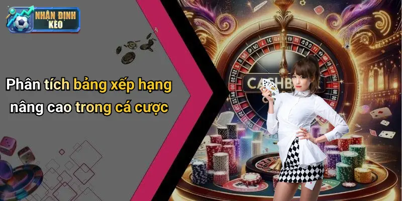 Phân tích bảng xếp hạng nâng cao trong cá cược