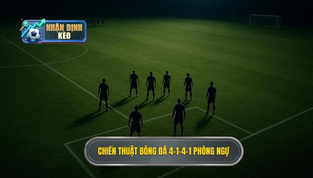 Chiến thuật bóng đá 4-1-4-1 phòng ngự