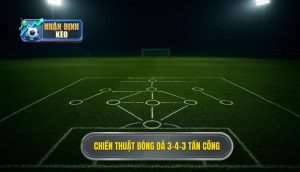 Nền tảng của Chiến thuật bóng đá 3-4-3 Tấn Công