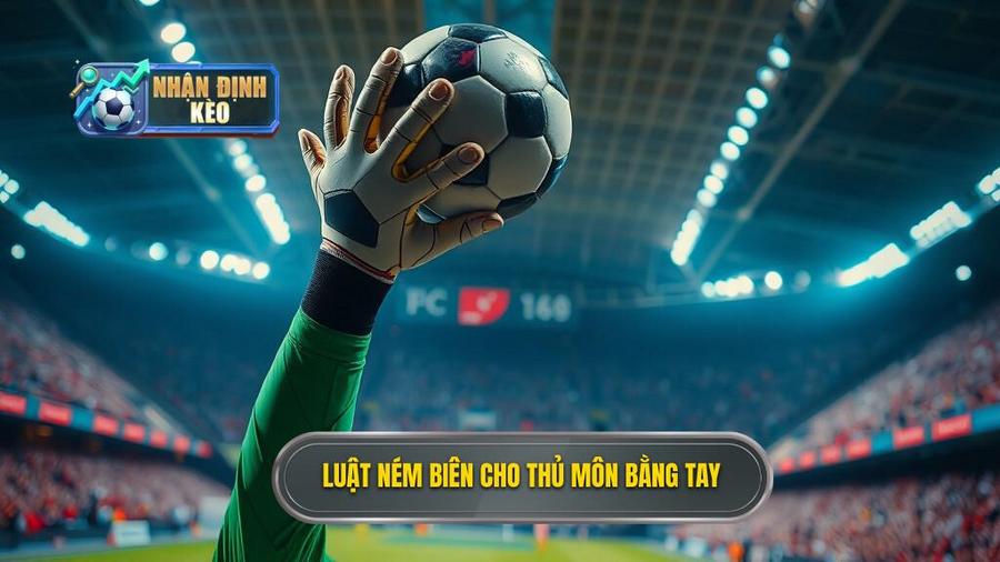 1. Luật ném biên cho thủ môn bằng tay