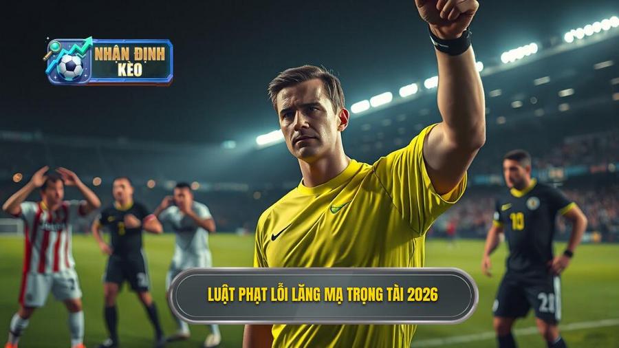 1. Luật phạt lỗi lăng mạ trọng tài 2026