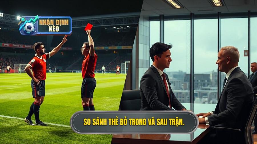 3. So sánh thẻ đỏ trong và sau trận.
