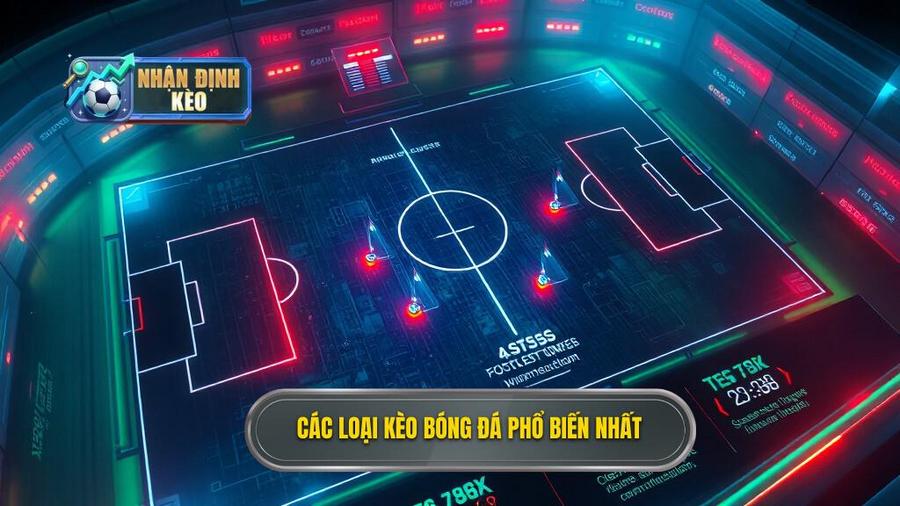 3. Phân tích các loại kèo phổ biến trong bóng đá