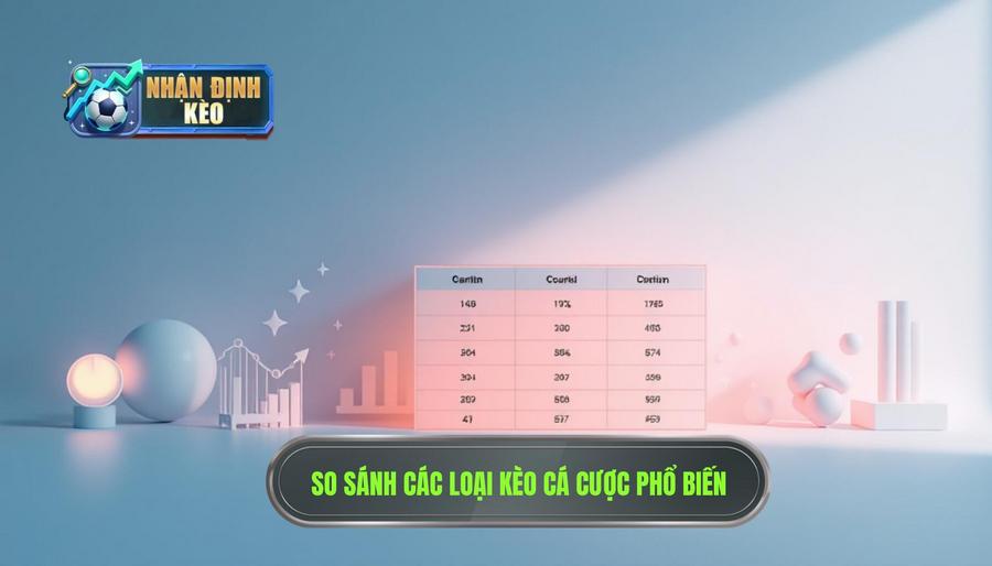 So sánh các loại kèo cá cược phổ biến